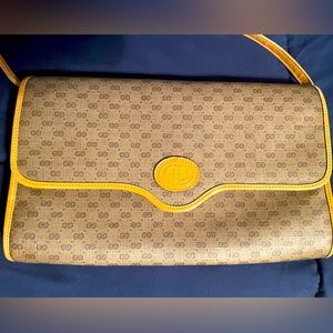Classic Gucci Micro Crossbody and Clutch